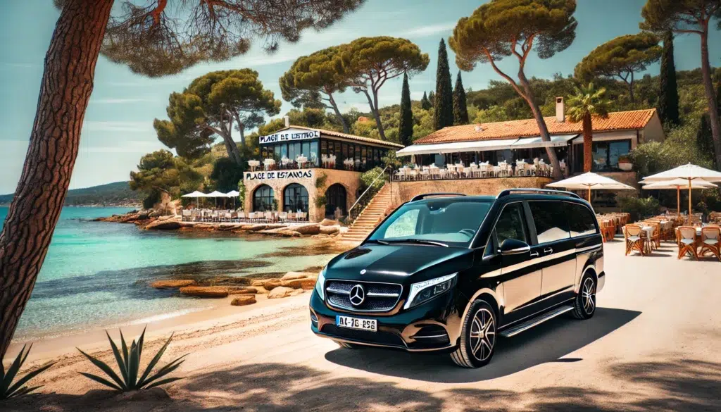 voiture transport chauffeur privé vtc plage restaurant estagnol bormes les mimosas